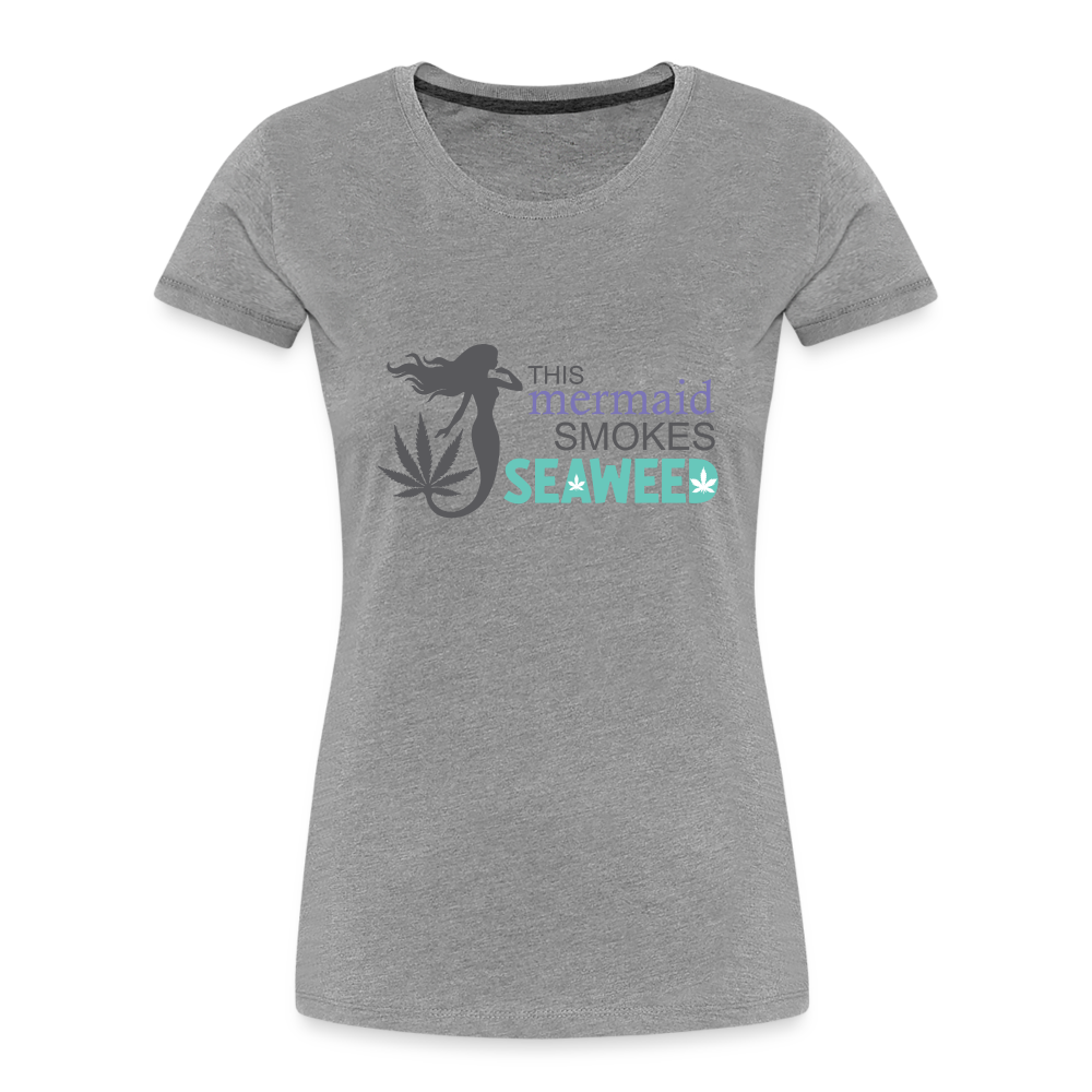 Women’s Mermaid Premium Organic T-Shirt - heather gray