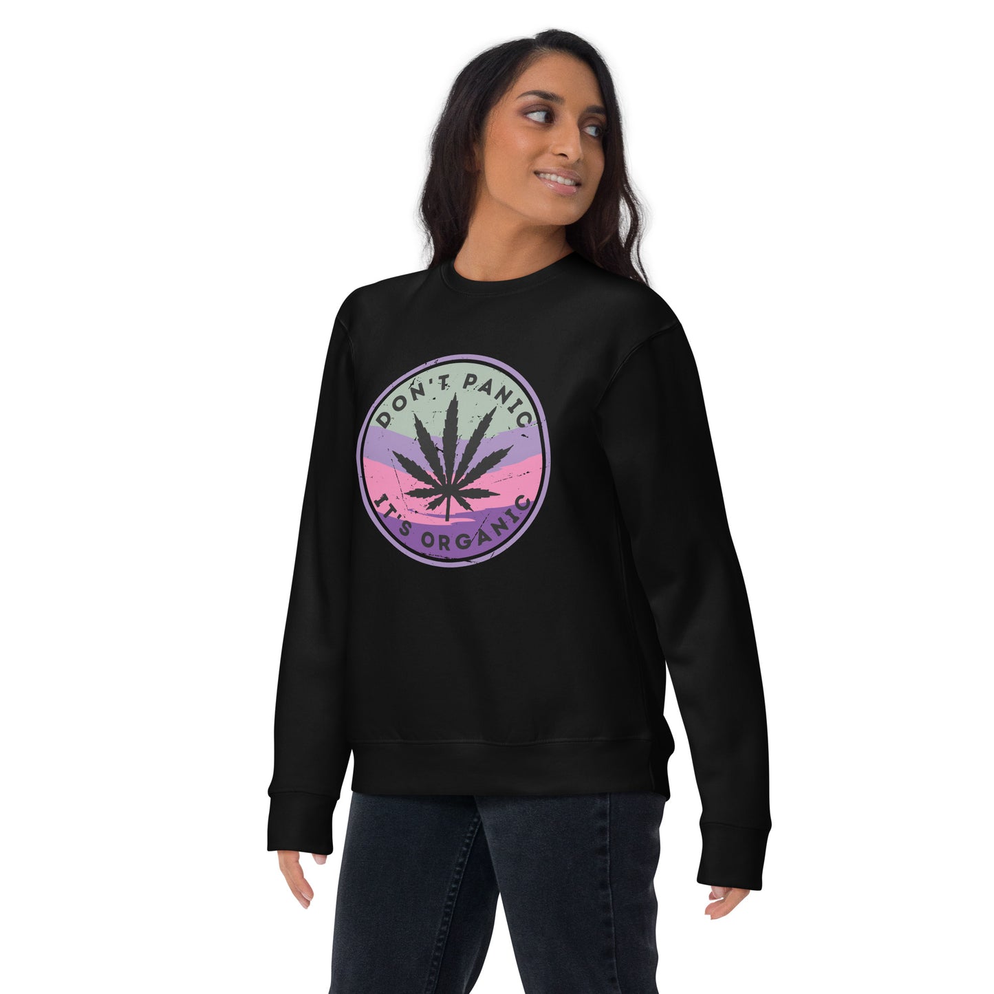 Don't Panic It's Organic Unisex Premium Sweatshirt