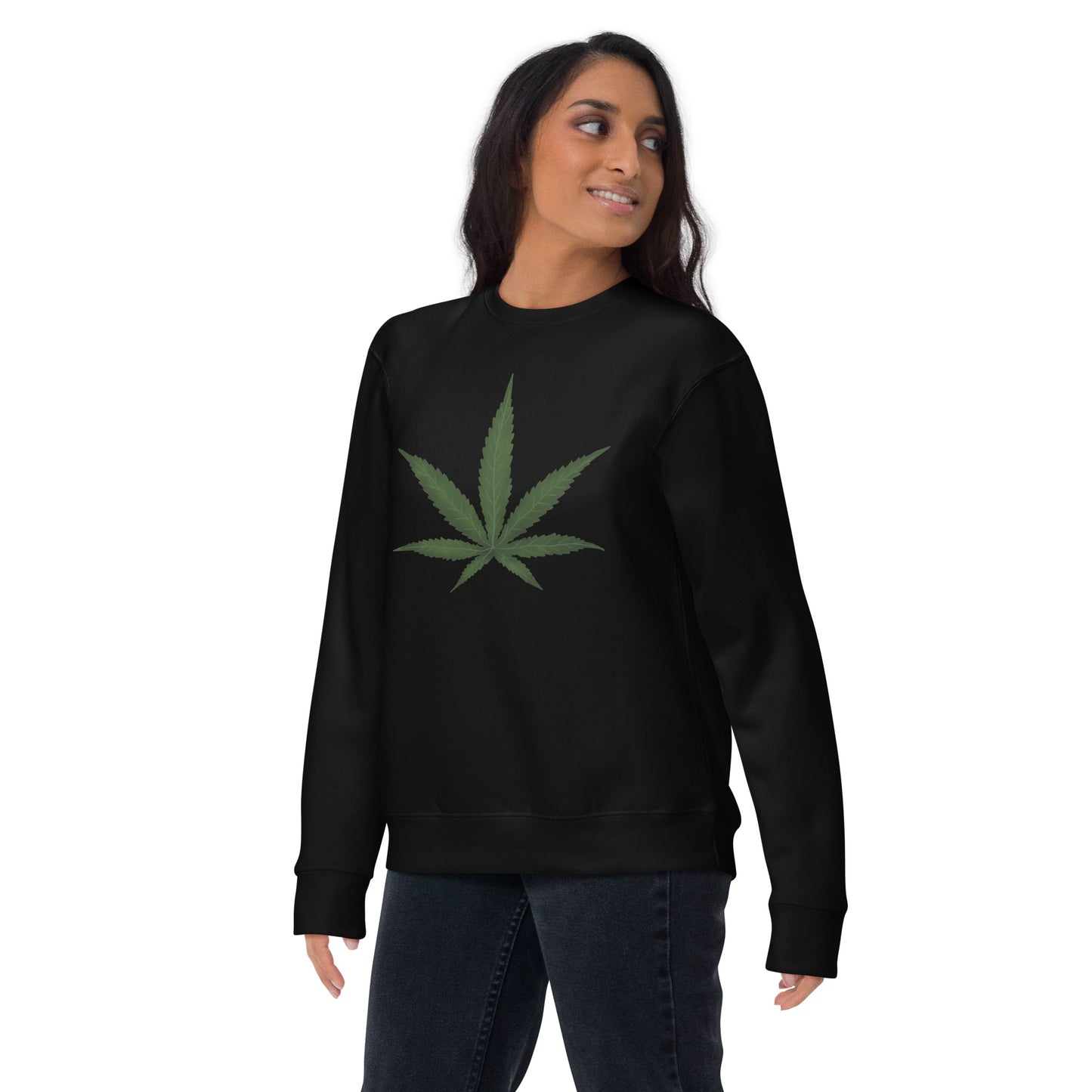 Green Leaf Unisex Premium Sweatshirt