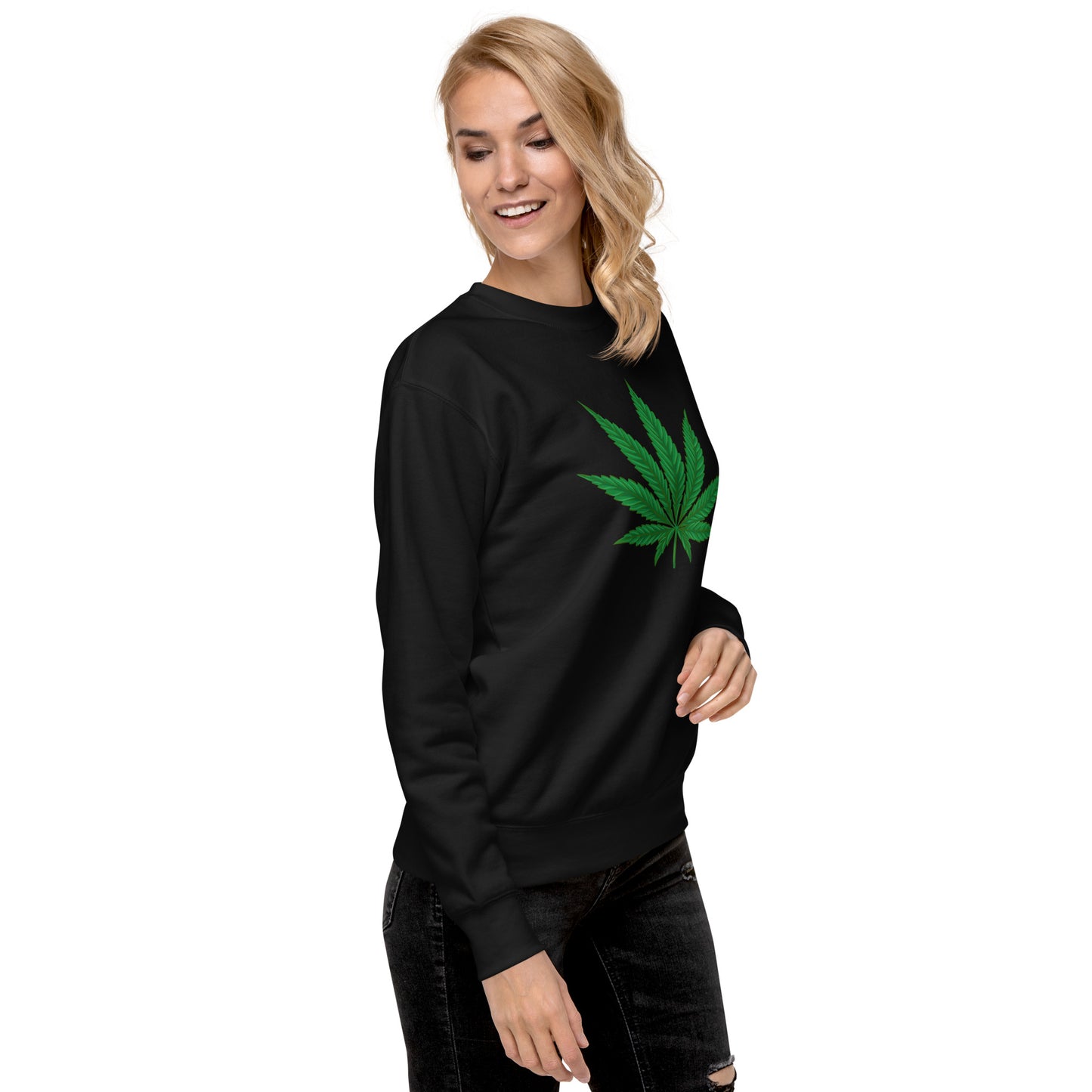 Green Leaf Unisex Premium Sweatshirt