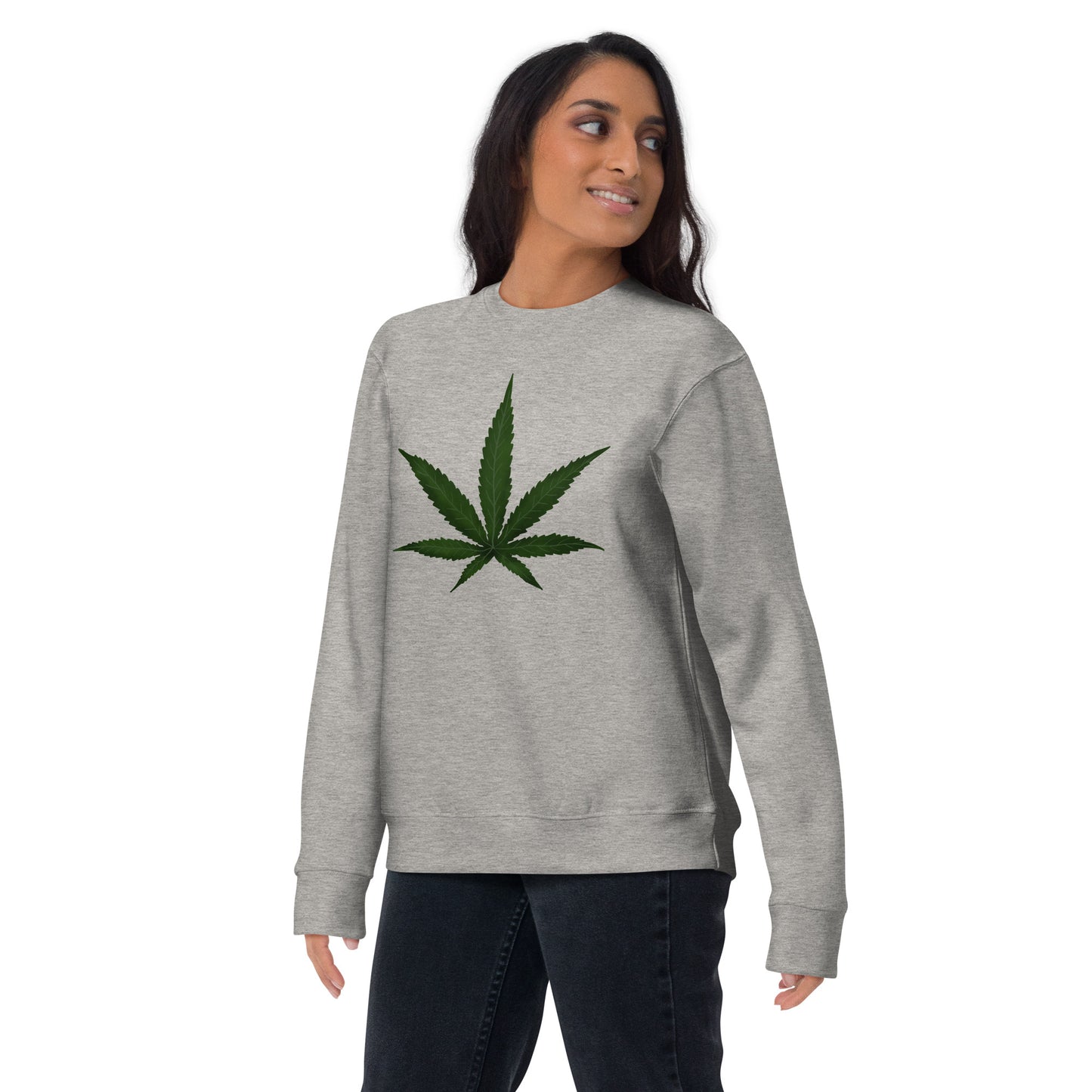 Green Leaf Unisex Premium Sweatshirt