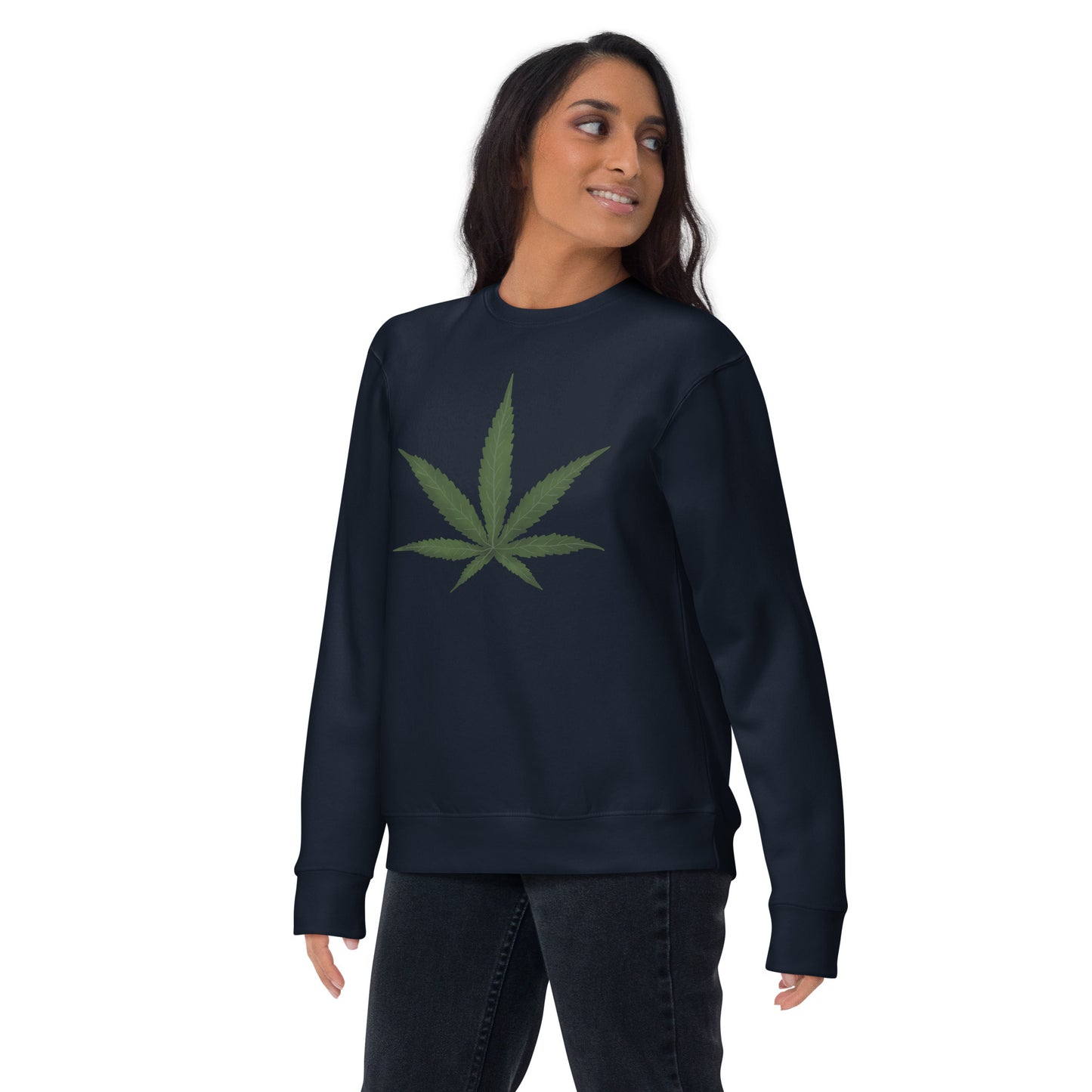 Green Leaf Unisex Premium Sweatshirt