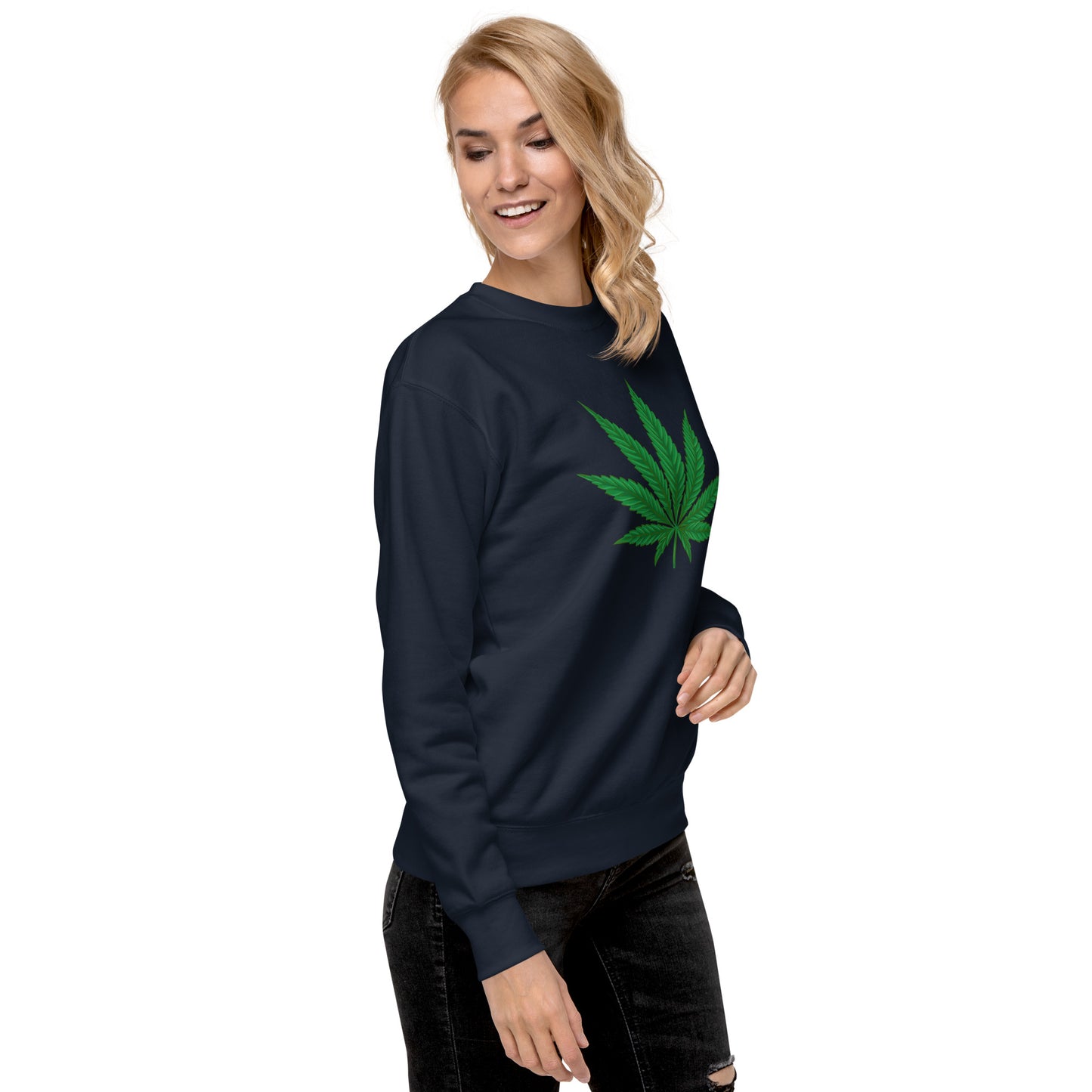 Green Leaf Unisex Premium Sweatshirt