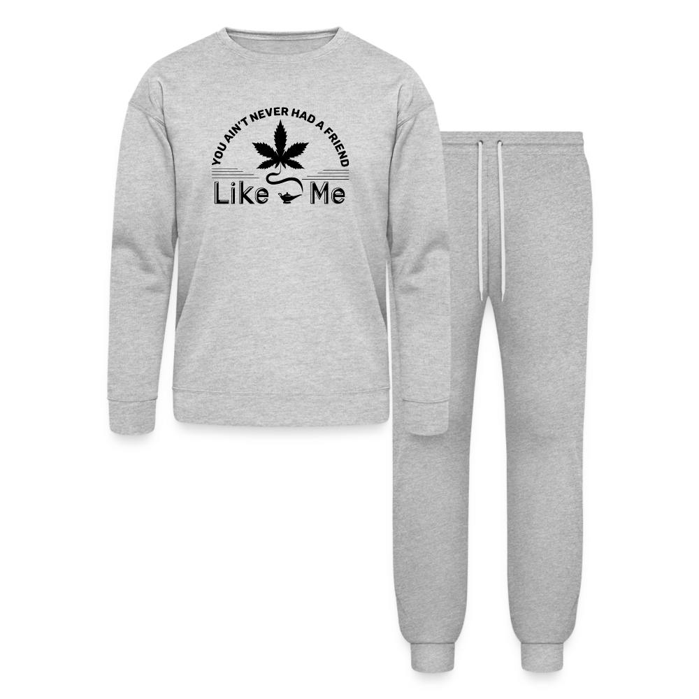 Friend Like Me Lounge Wear Set - heather gray