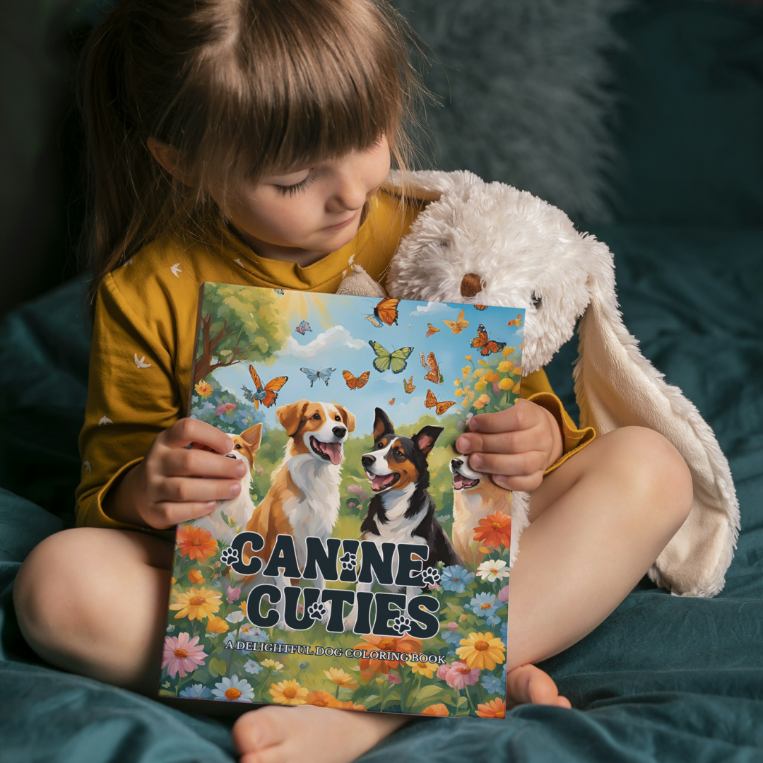 Canine Cuties: A Delightful Dog Coloring Book