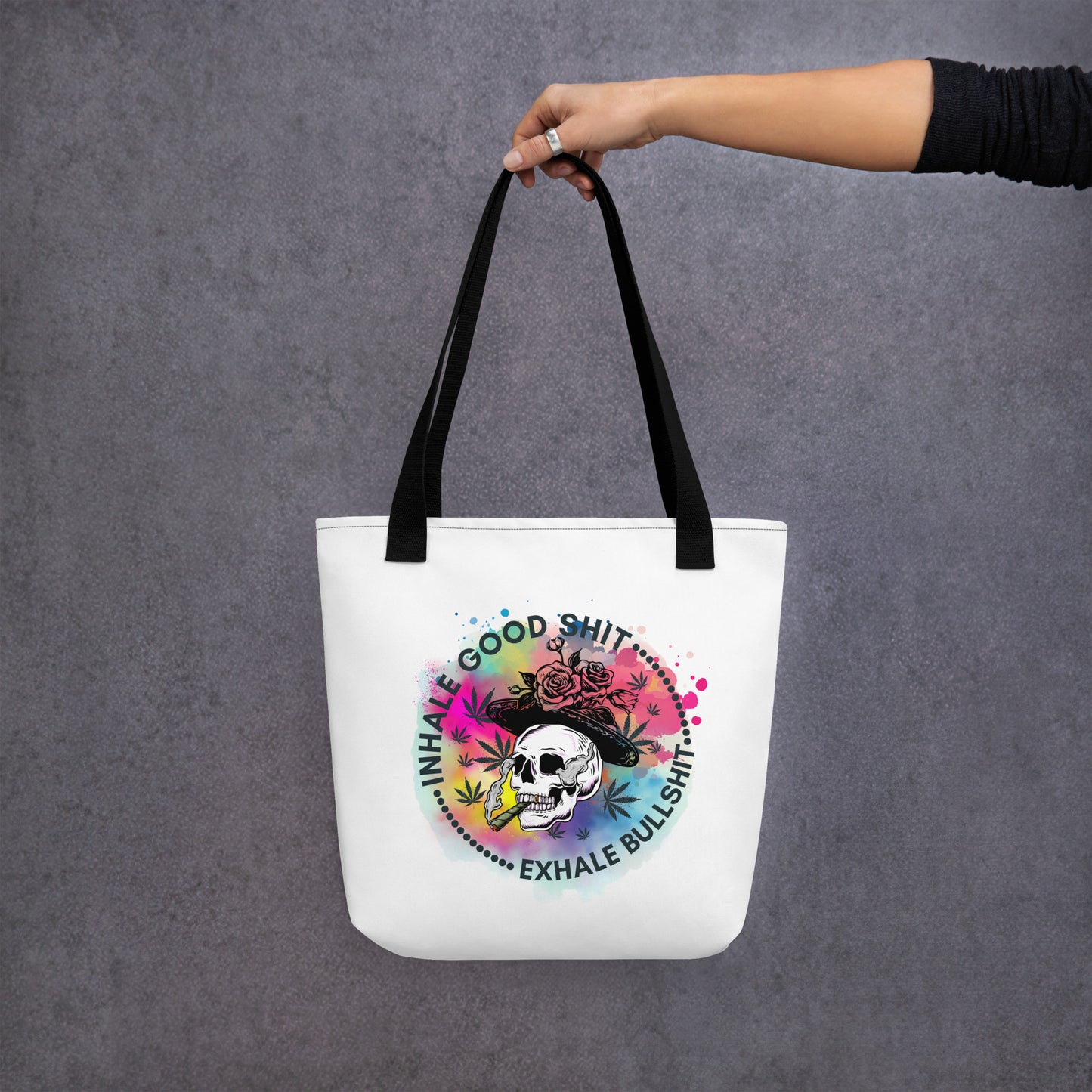 Inhale/Exhale Tote bag