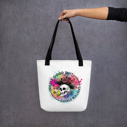 Inhale/Exhale Tote bag