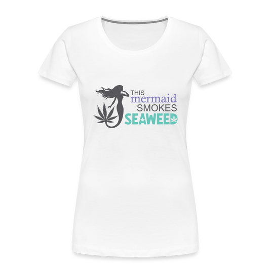 Women’s Mermaid Premium Organic T-Shirt - white