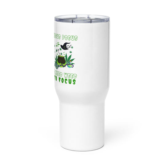 Hocus Pocus Focus..Travel mug with a handle