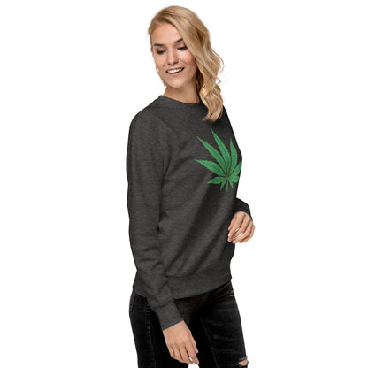 Green Leaf Unisex Premium Sweatshirt