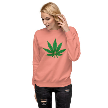 Green Leaf Unisex Premium Sweatshirt