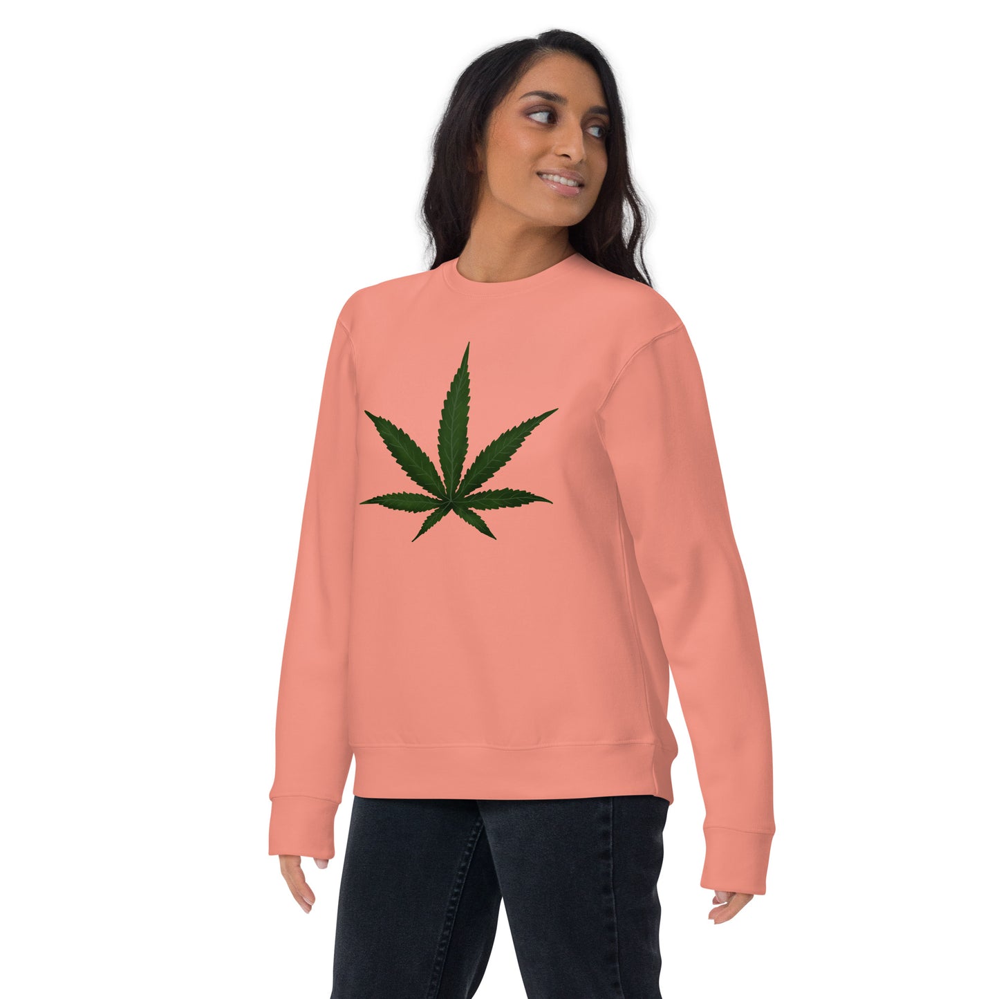 Green Leaf Unisex Premium Sweatshirt