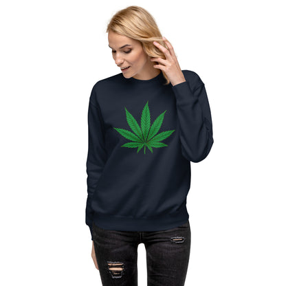 Green Leaf Unisex Premium Sweatshirt