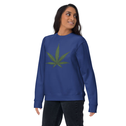 Green Leaf Unisex Premium Sweatshirt