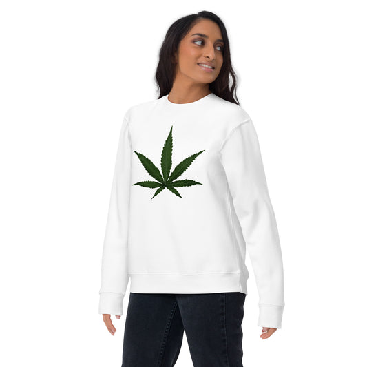 Green Leaf Unisex Premium Sweatshirt