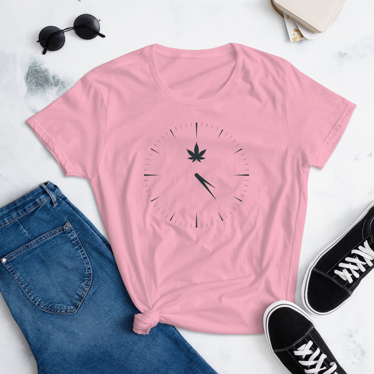 Black Clock Women's Short Sleeve T-shirt