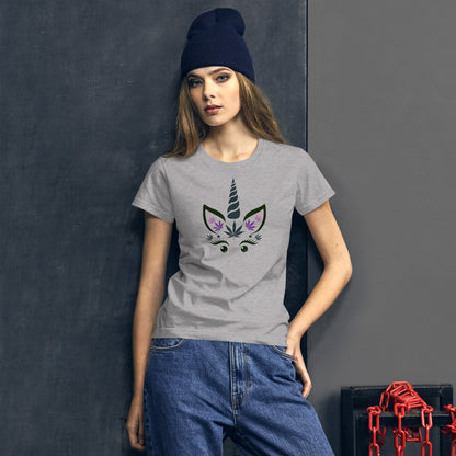 Cannabis Face Women's Short Sleeve T-shirt